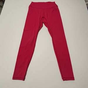 Sunzel Red High-Waisted Athletic Leggings Small